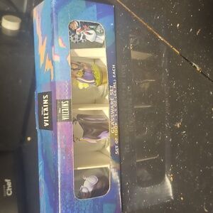 Set Of 4 Disney Villains Shot Glasses
